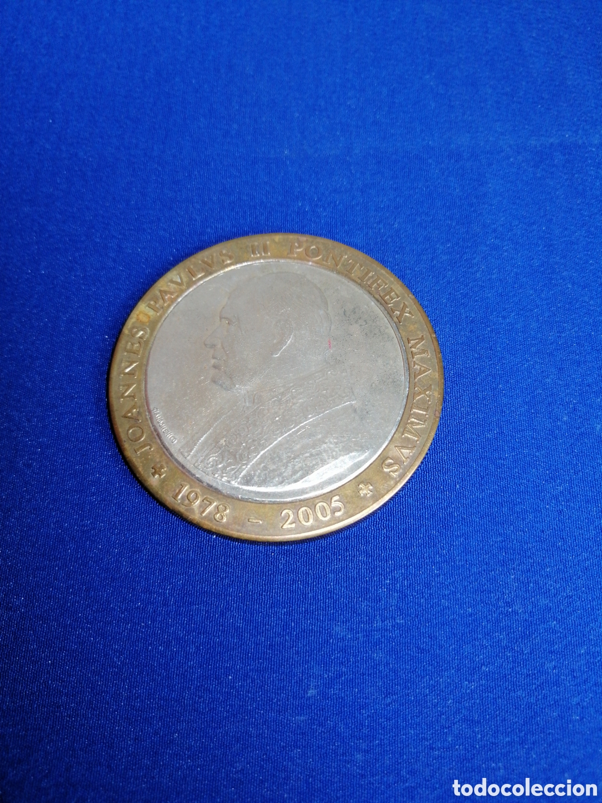 Trofeos y medallas: VATICANO 2005 TOKEN MONEDA - Foto 1