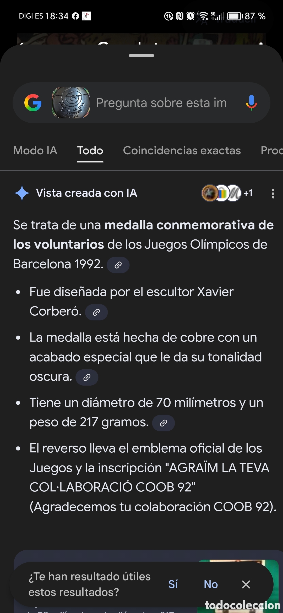 Trofeos y medallas: Medalla conmemorativa - Foto 8