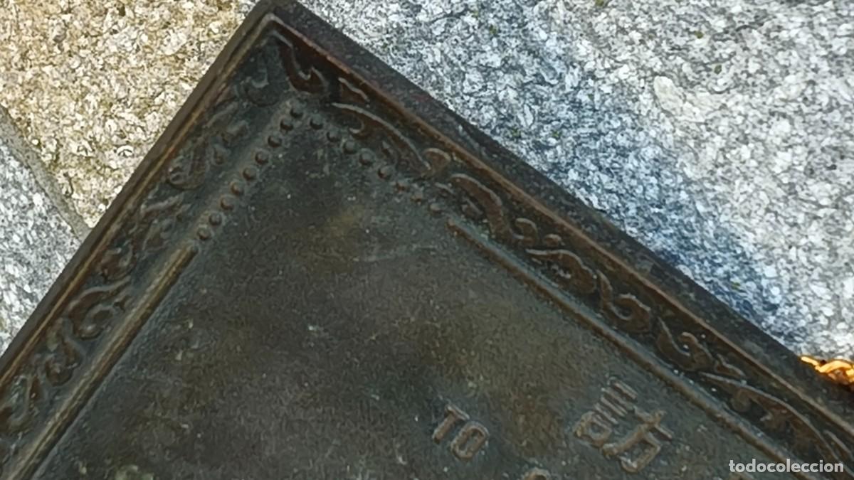 Trofeos y medallas: Plaque bronze murale cor&eacute;en 1940 - Foto 4