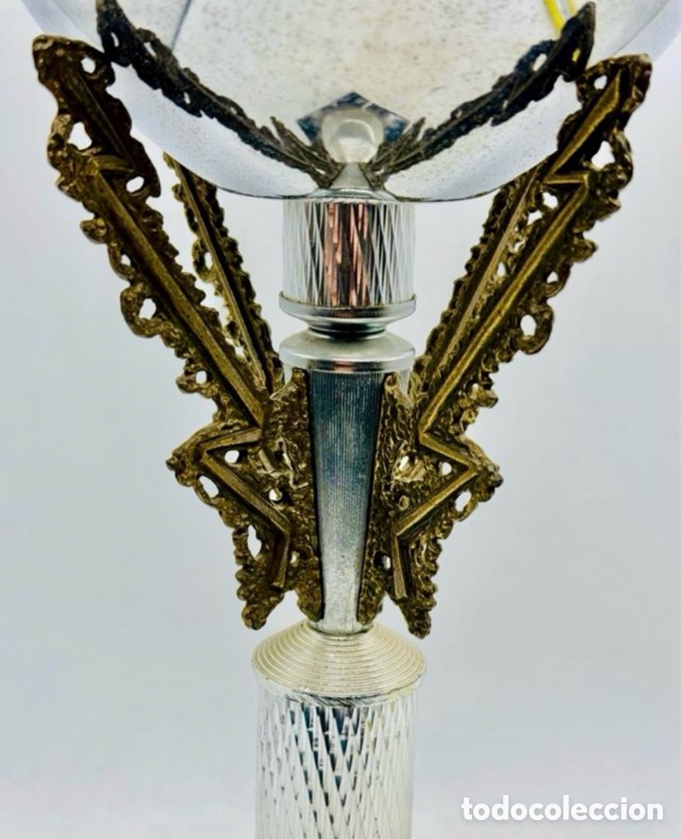 Trofeos y medallas: Trofeo Art Dec&oacute; - Metal y M&aacute;rmol - Foto 2