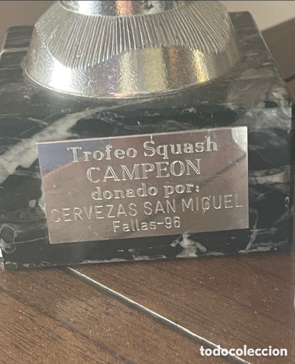 Trofeos y medallas: Trofeo Art Dec&oacute; - Metal y M&aacute;rmol - Foto 5
