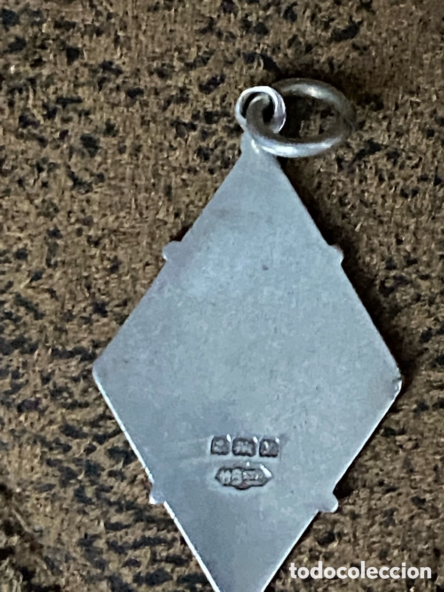 Trofeos y medallas: Medalla antigua de plata y esmalte. - Foto 4