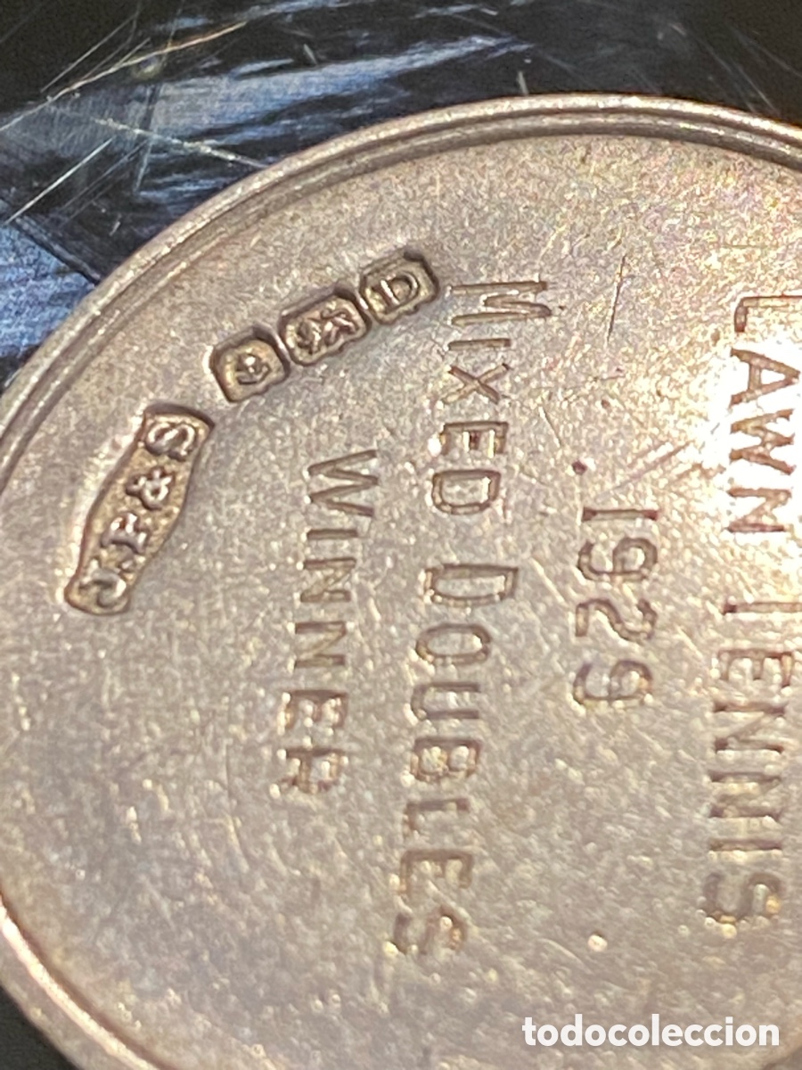 Trofeos y medallas: Medalla de plata inglesa. - Foto 3