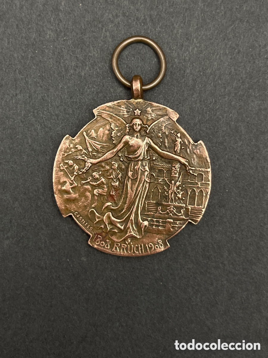 Trofeos y medallas: Medalla Centenario Batalla del Bruch 1809-1909 / MTC1 - Foto 2