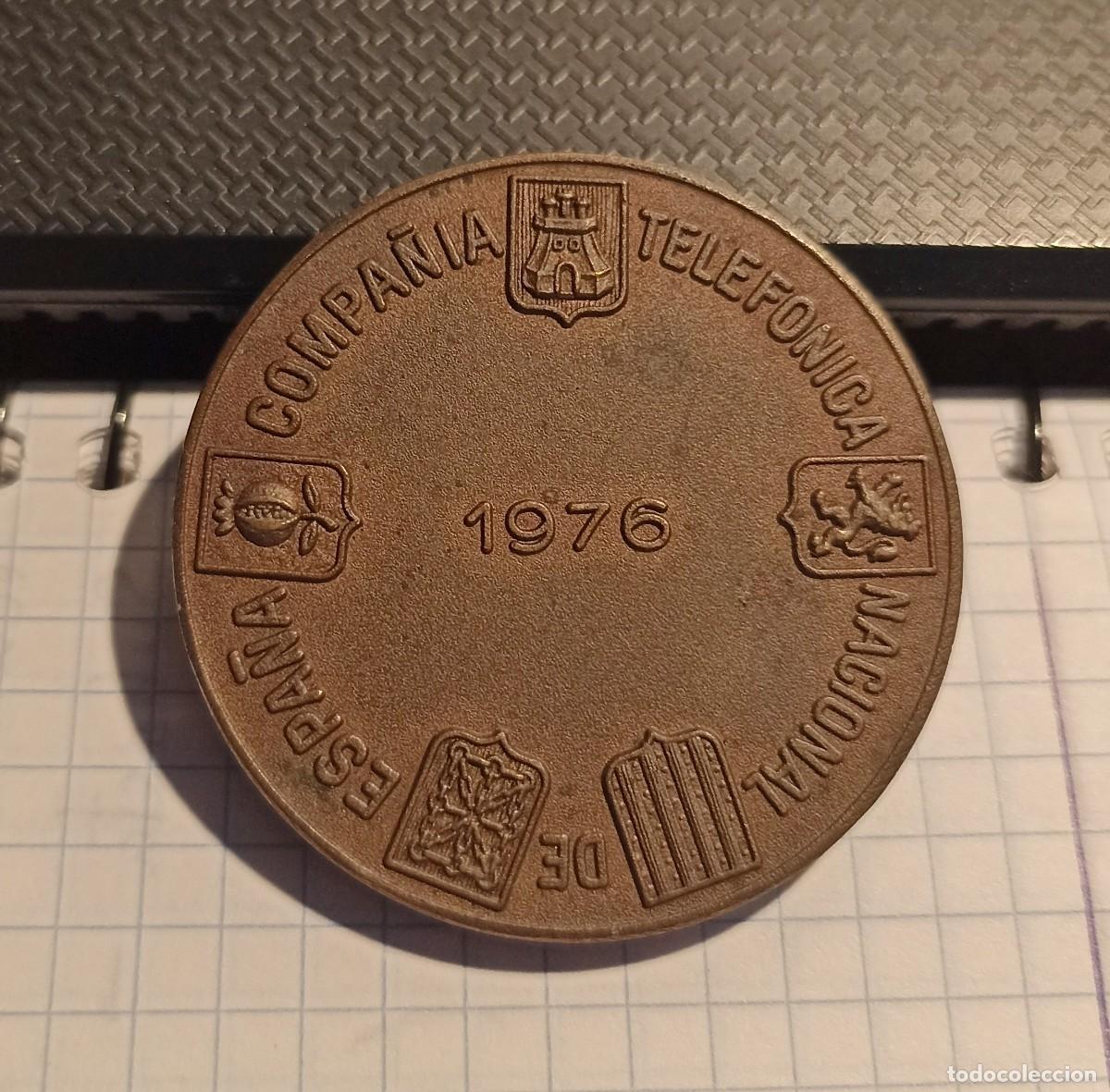Trofeos y medallas: MEDALLA COMPA&Ntilde;&Iacute;A TELEF&Oacute;NICA NACIONAL DE ESPA&Ntilde;A - A&Ntilde;O 1976