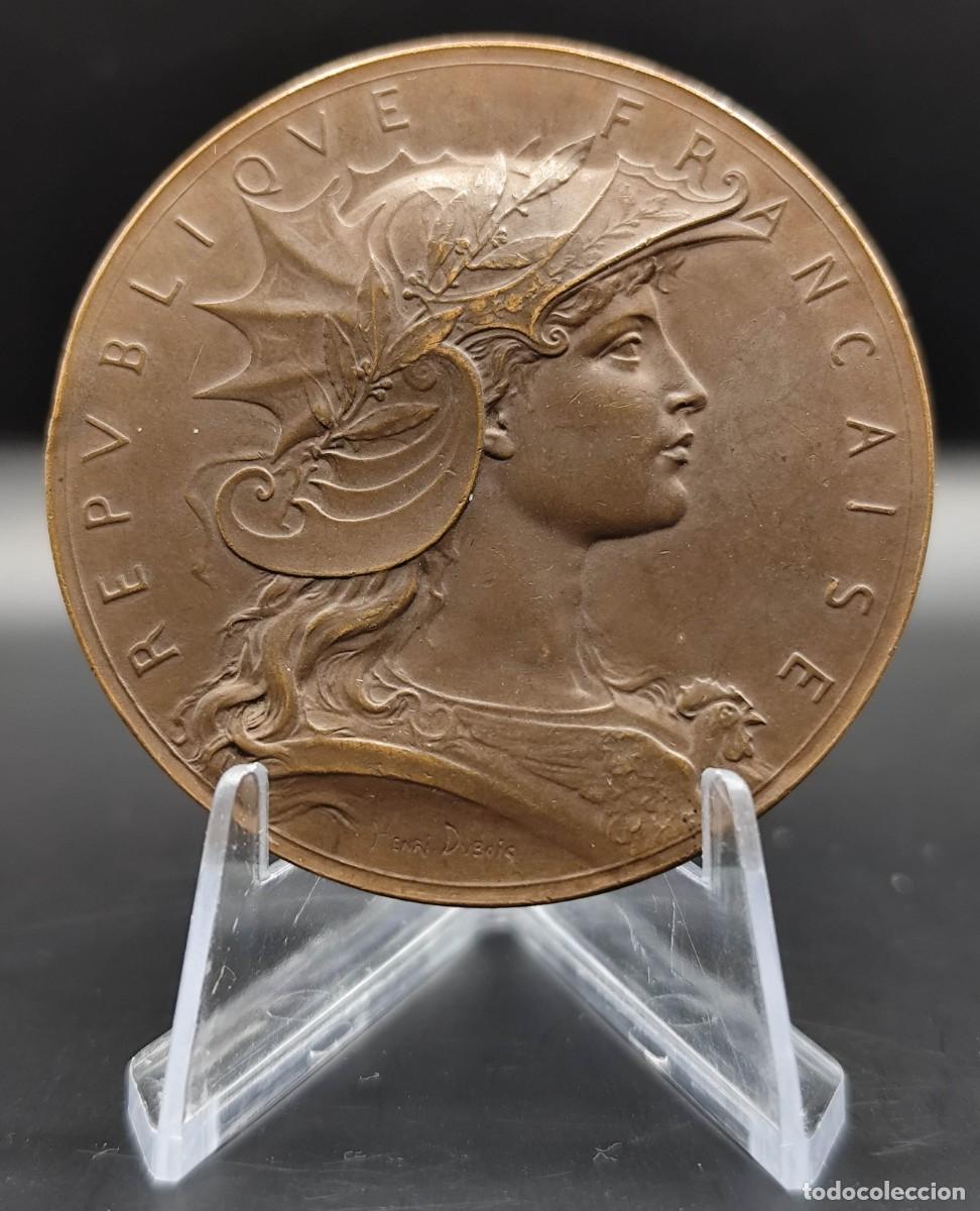 Trofeos y medallas: Medalla de bronce francesa. Concurso de tiro - Foto 1