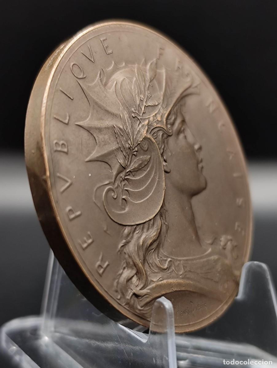 Trofeos y medallas: Medalla de bronce francesa. Concurso de tiro - Foto 3