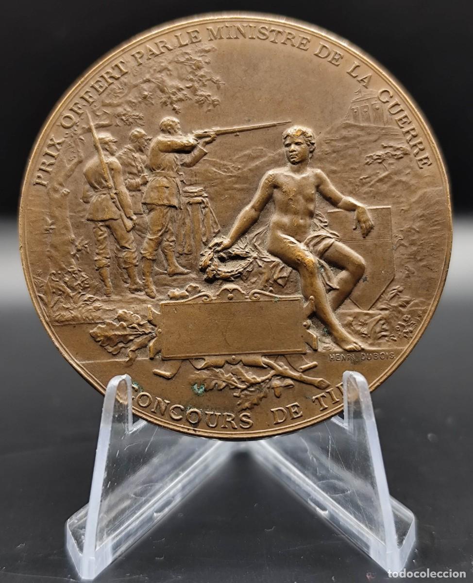 Trofeos y medallas: Medalla de bronce francesa. Concurso de tiro - Foto 4
