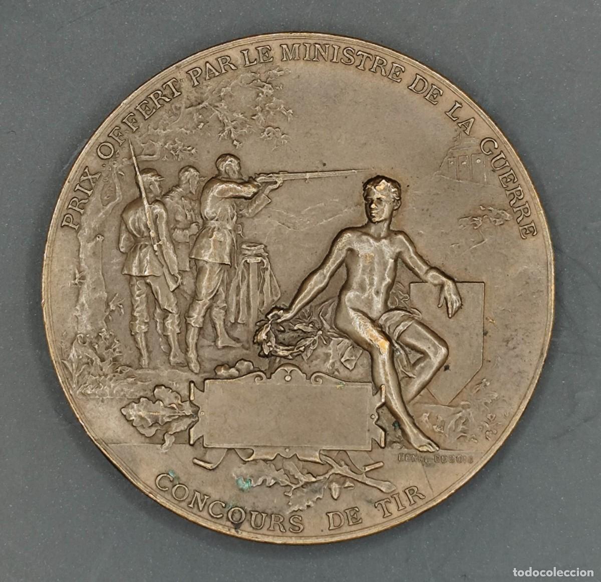 Trofeos y medallas: Medalla de bronce francesa. Concurso de tiro - Foto 5