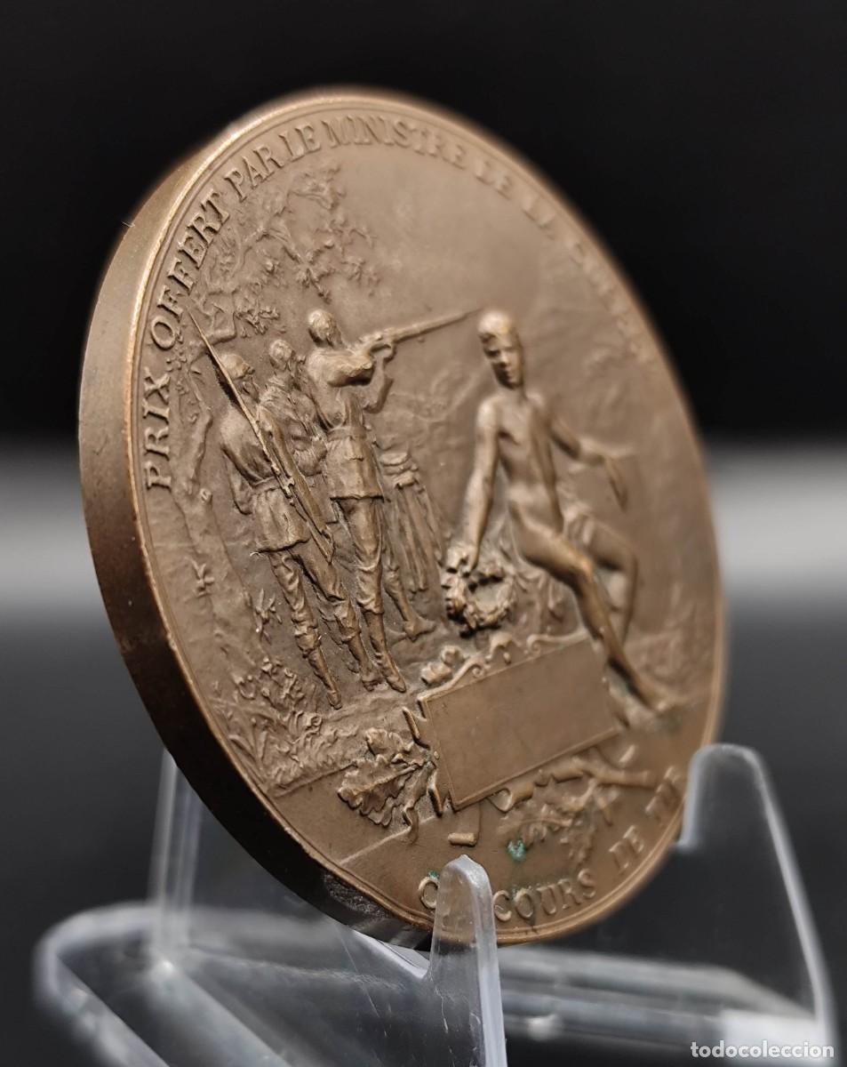 Trofeos y medallas: Medalla de bronce francesa. Concurso de tiro - Foto 7