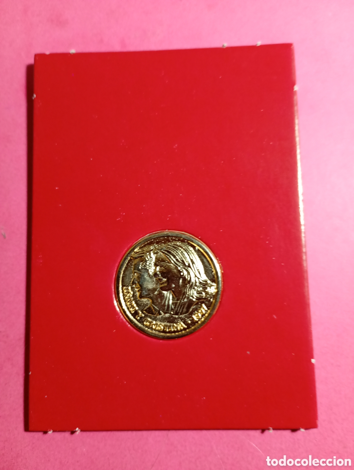 Trofeos y medallas: BODA CRISTINA E I&Ntilde;AKI MEDALLA CONMEMORATIVA DIEZ MINUTOS - BARCELONA OCTUBRE 1997