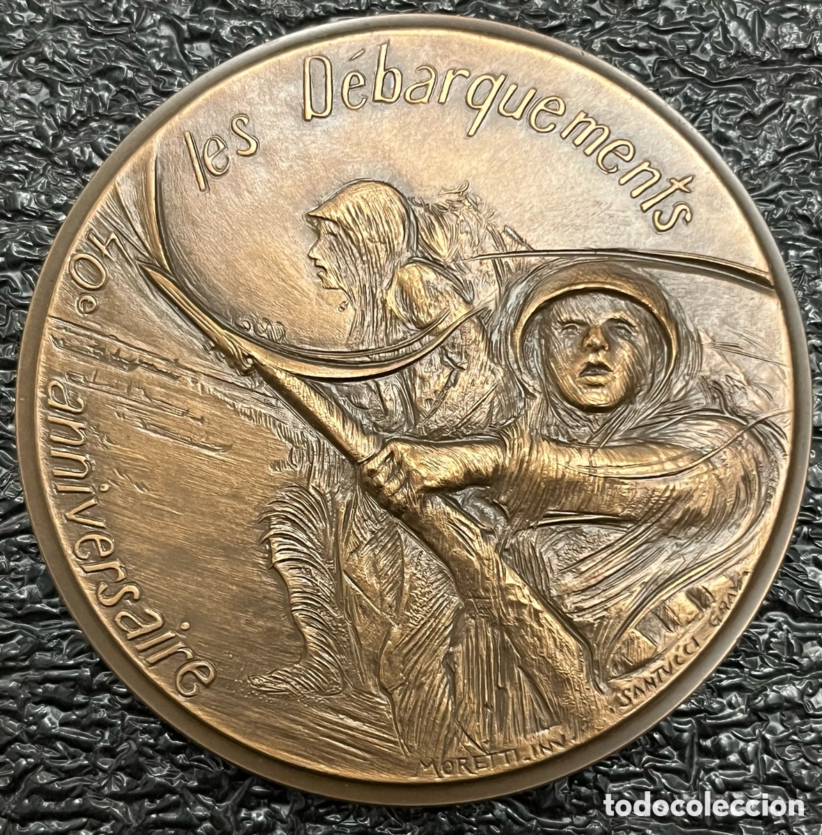 Trofeos y medallas: Medalla de bronce La Resistance 1944-1984 - Foto 2
