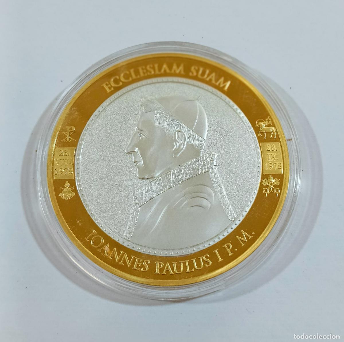 Trofeos y medallas: GRAN MEDALLA CONMEMORATIVA. JUAN PABLO I. ECCLESIAM SUAM. CIVITAS VATICANA. RELIGI&Oacute;N
