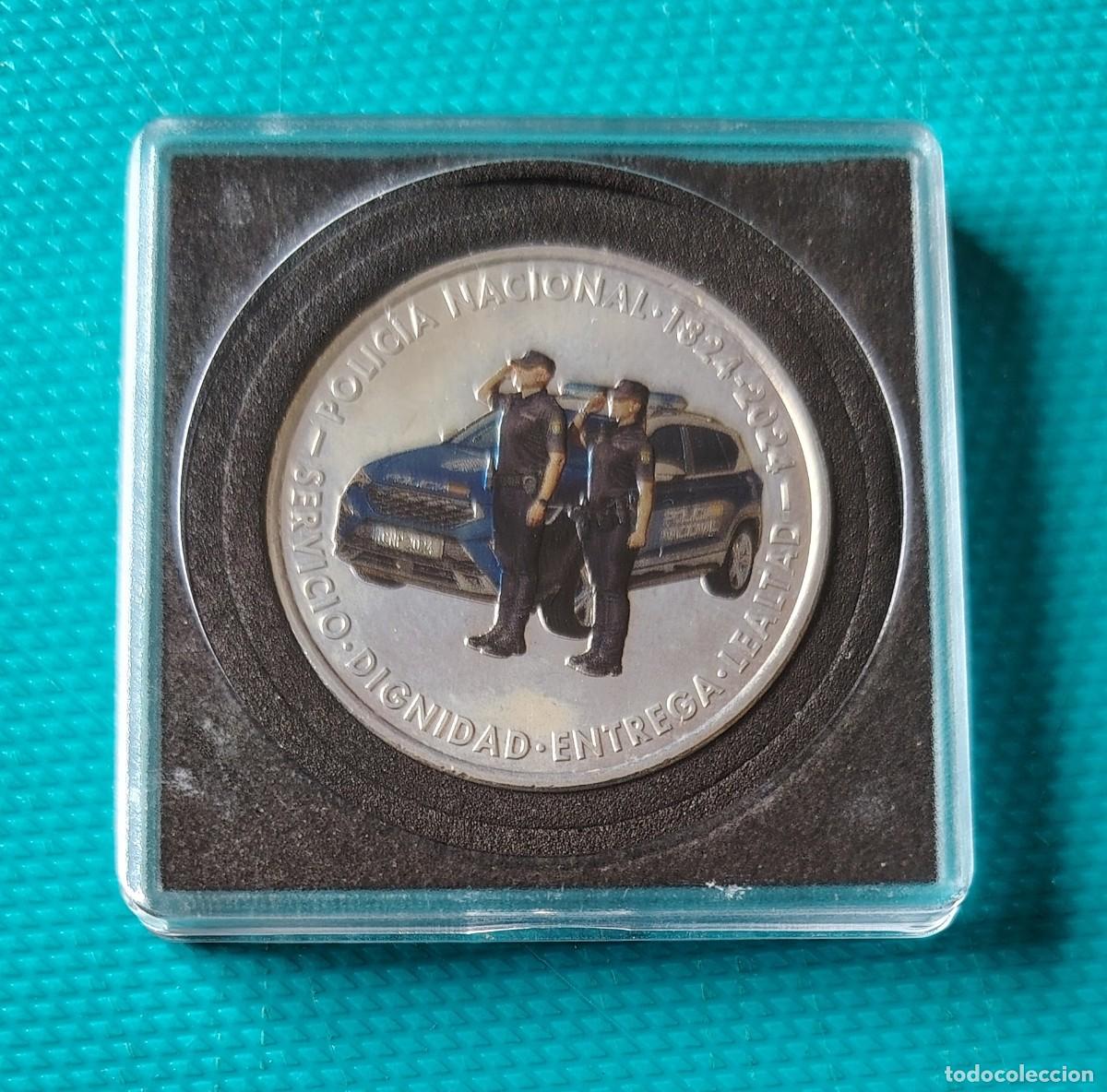 Trofeos y medallas: ESPA&Ntilde;A - MEDALLA DE LA FNMT - 200 ANIVERSARIO DE LA POLICIA NACIONAL 1824 / 2024 - 103ELM
