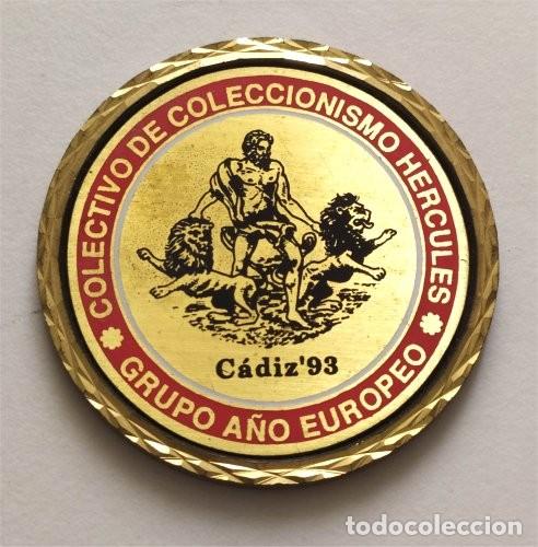 Trofeos y medallas: Medalla del Colectivo de Coleccionismo H&eacute;rcules. C&aacute;diz, 1993