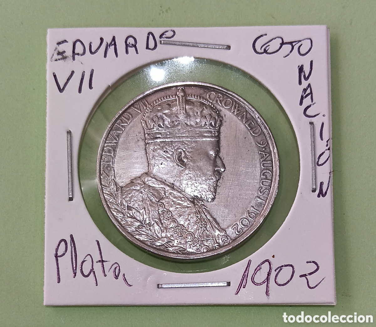 Trofeos y medallas: Coronaci&oacute;n Eduardo VII Plata a&ntilde;o 1902