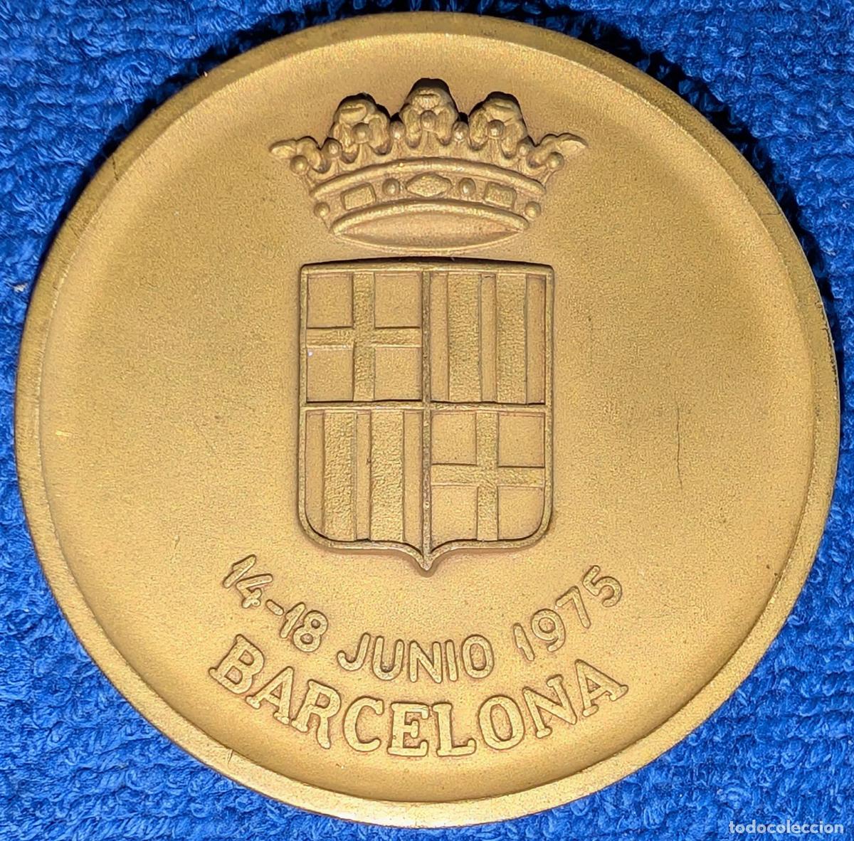 Trofeos y medallas: II Simposio Nacional sobre Seguridad y Protecci&oacute;n en el Trabajo - INI - Barcelona (1975)