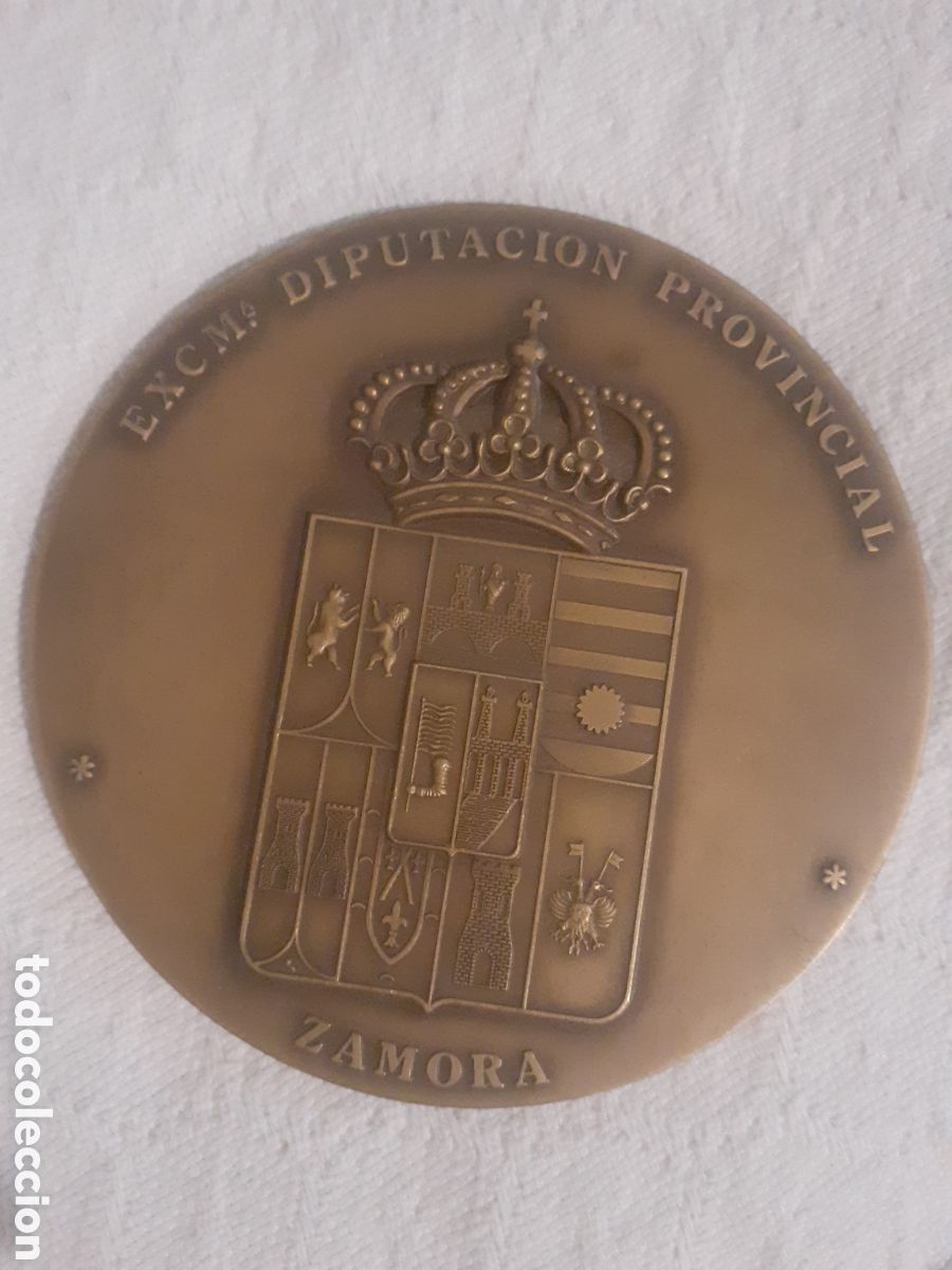 Trofeos y medallas: GRAN MEDALLA DIPUTACION PROVINCIAL DE ZAMORA. 9 CM. 1983. PALACIO PROVINCIAL.