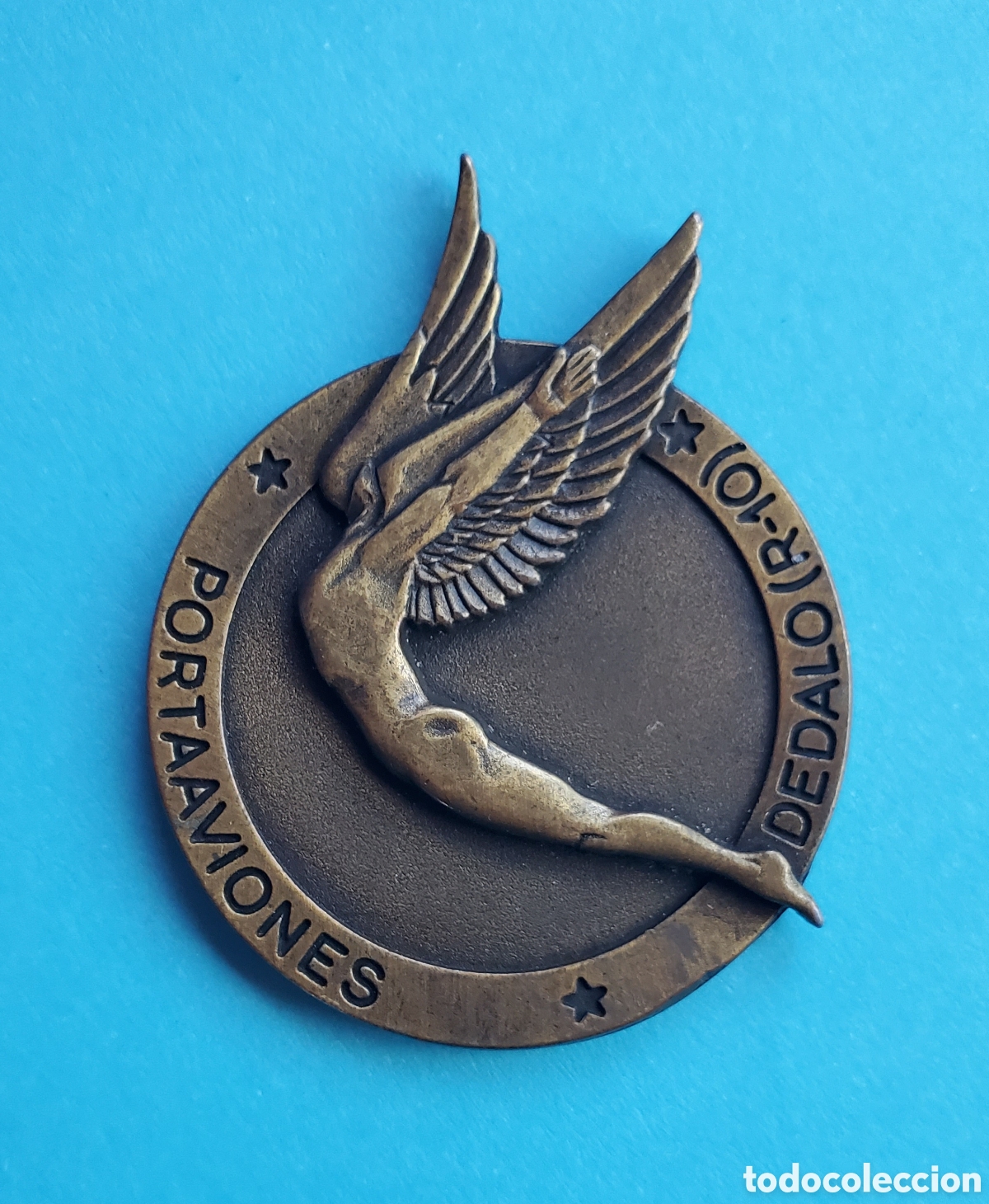 Trofeos y medallas: Medalla PORTAVIONES DEDALO (R-10)1967 P.A.DEDALO 1989.BARCELONA 1989.