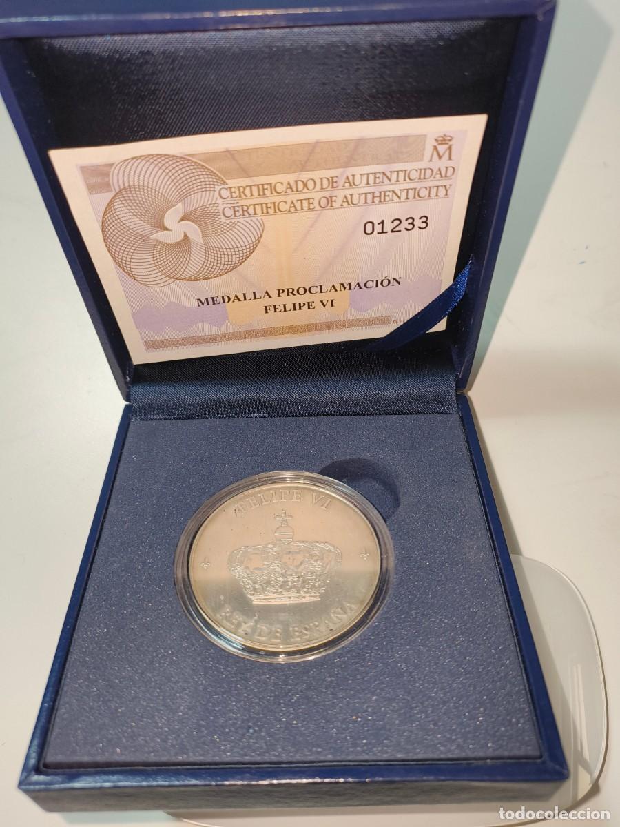 Trofeos y medallas: MEDALLA PROCLAMACION DE FELIPE VI - Foto 2