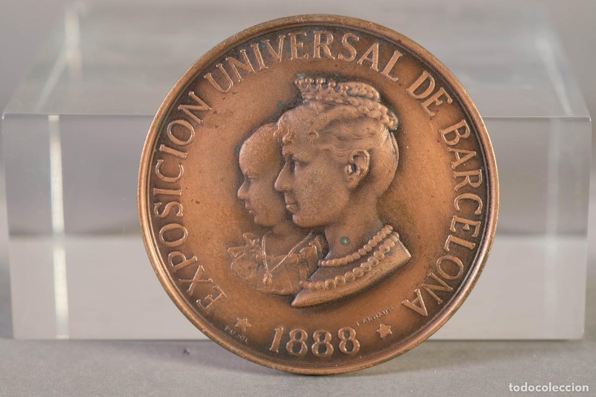 Trofeos y medallas: MEDALLA DE COBRE EXPOSICI&Oacute;N UNIVERSAL DE BARCELONA 1888