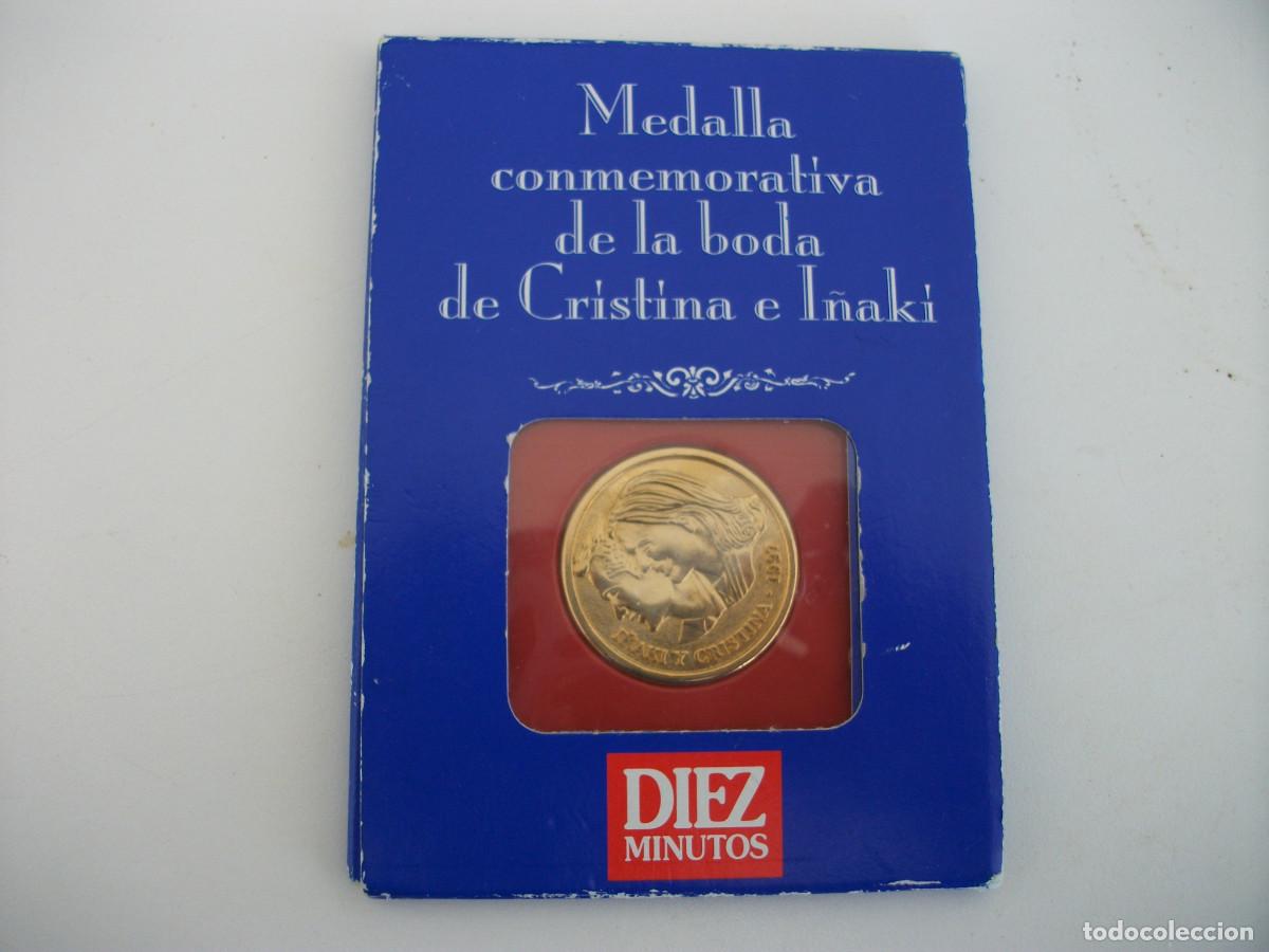 Trof&eacute;us e medalhas: Medalla conmemorativa de la boda de Cristina y I&ntilde;aki