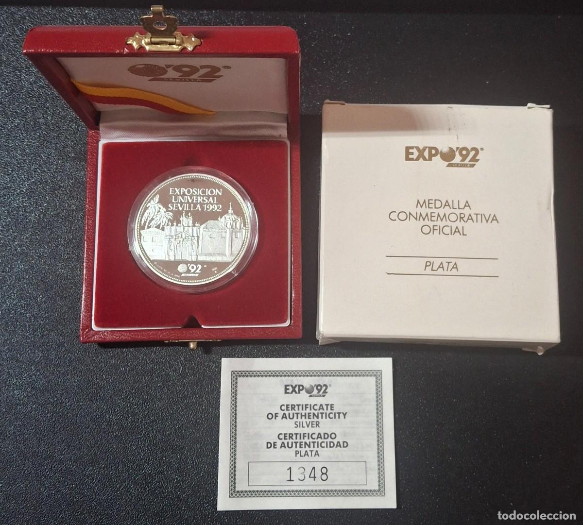 Trofeos y medallas: Espa&ntilde;a Medalla Conmemorativa Exposici&oacute;n Universal Sevilla 1992 (PROOF)