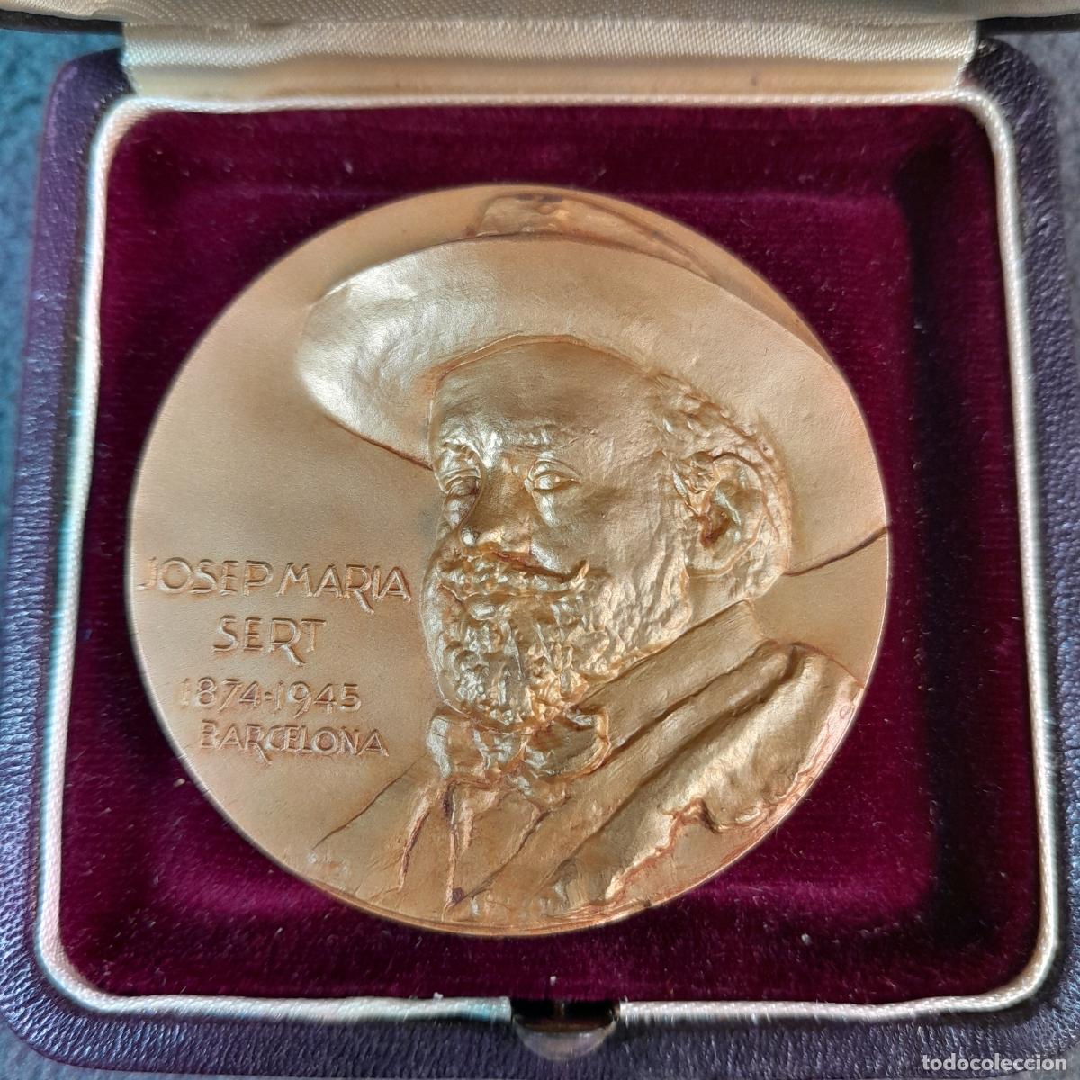 Troph&eacute;es et m&eacute;dailles: M-2226. MEDALLA CONMEMORATIVA REALIZADA EN METAL. JOSEP MARIA SERT. 1874-1975.
