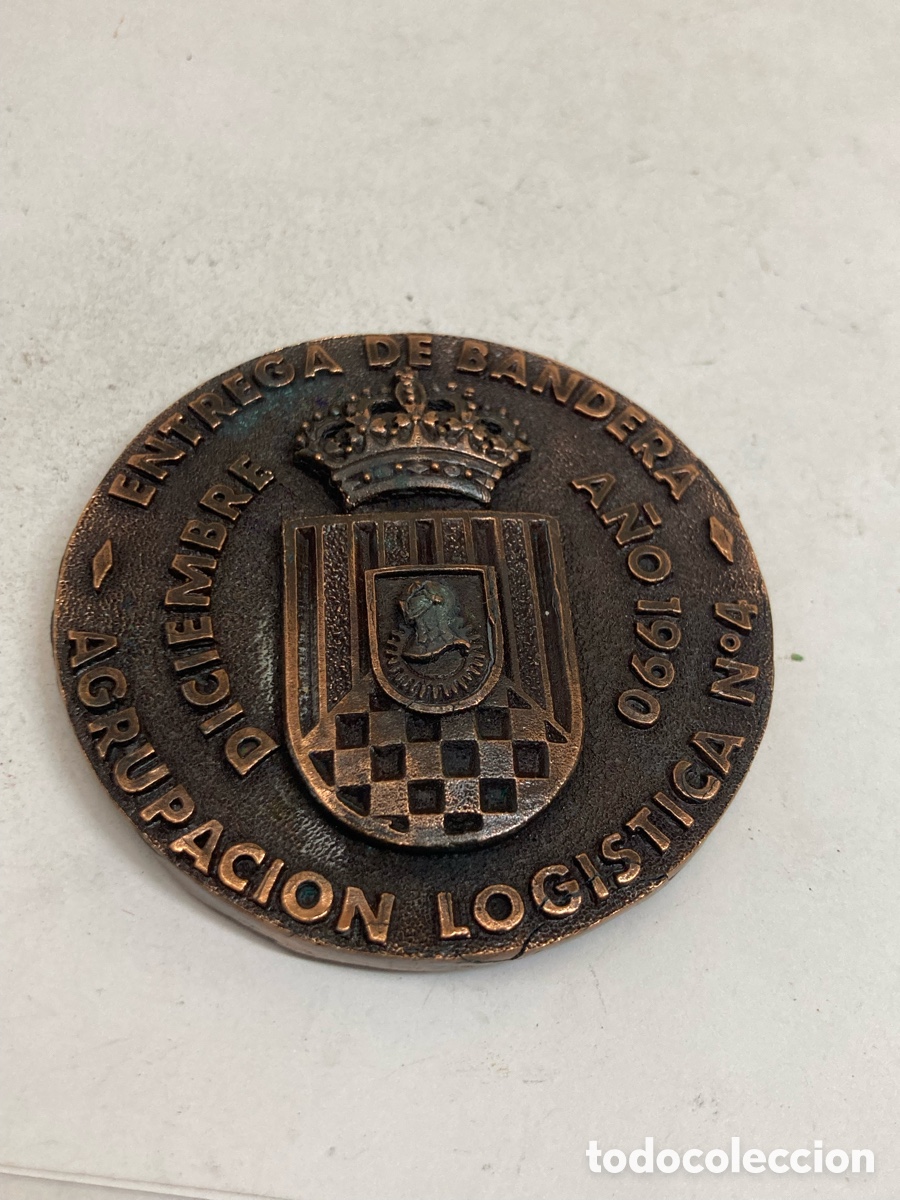 Trofeos y medallas: Medalla de bronce conmemorativa de la Agrupaci&oacute;n Log&iacute;stica N&deg;4