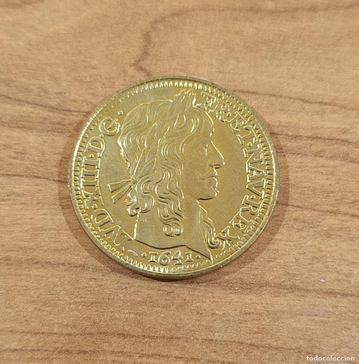 Trofeos y medallas: MONEDA MEDALLA CONMEMORATIVA. FR ET NAV REX. LVD XIII D G