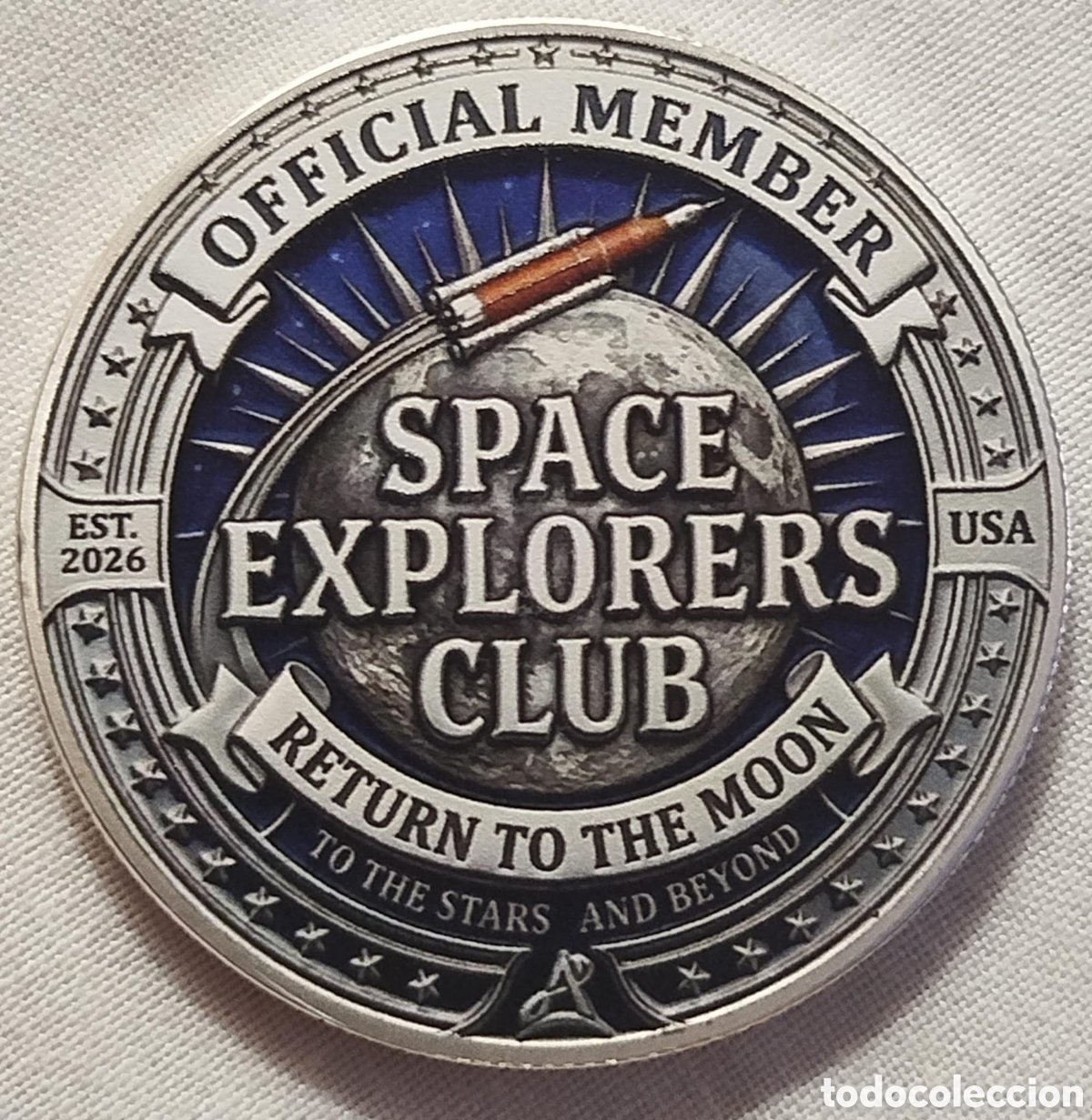Trofeos y medallas: Moneda Programa Artemis NASA &ndash; Regreso a la Luna (Edici&oacute;n 1776-2026) - Foto 2