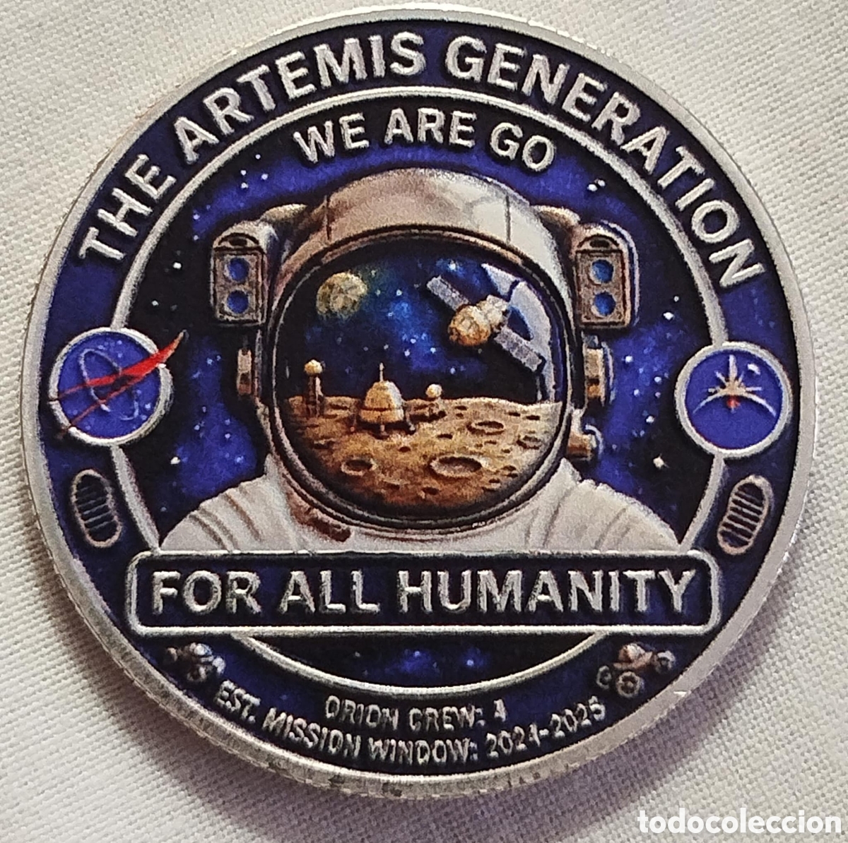 Trofeos y medallas: Moneda Conmemorativa NASA Artemis II - Regreso A La Luna
