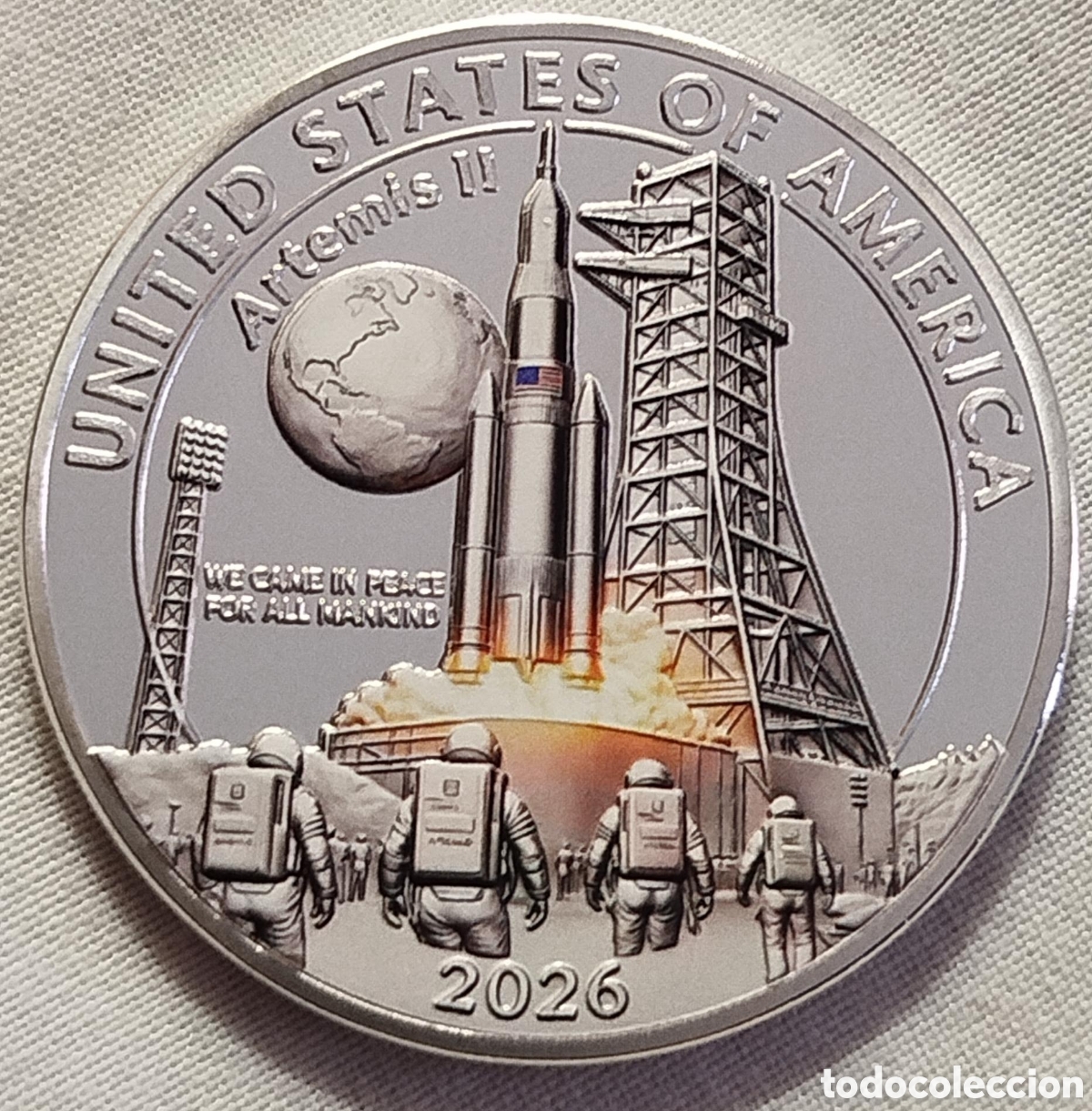 Trofeos y medallas: Moneda Conmemorativa NASA Apollo 11 y Artemis II (2026)