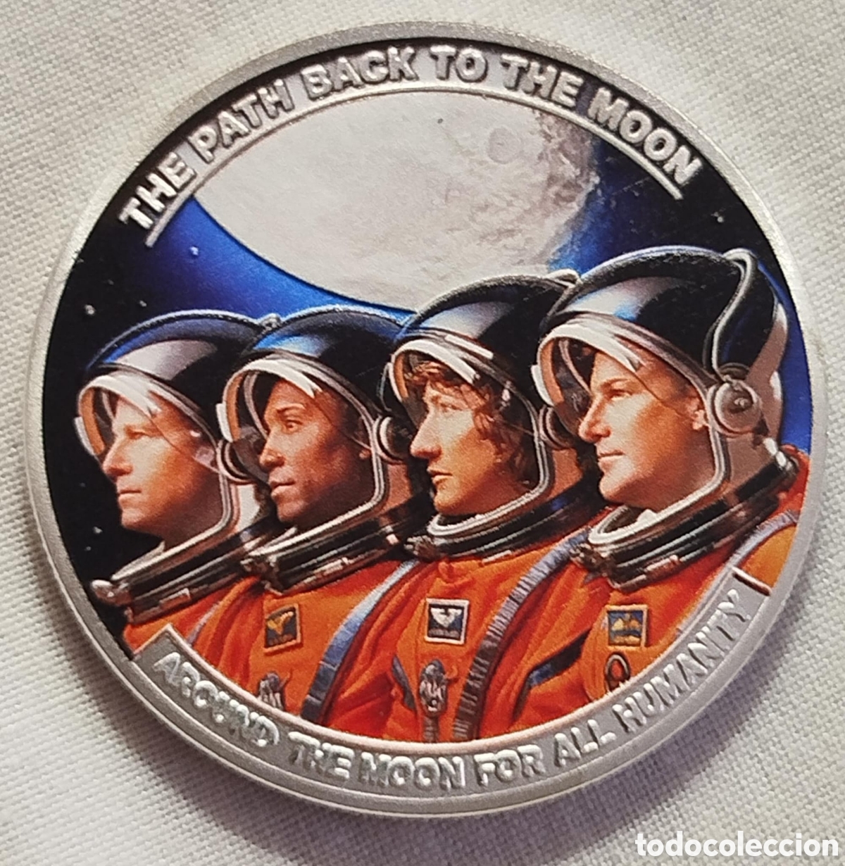 Trofeos y medallas: Moneda Conmemorativa Artemis II NASA 2026 &ndash; Colecci&oacute;n Exploraci&oacute;n Espacial