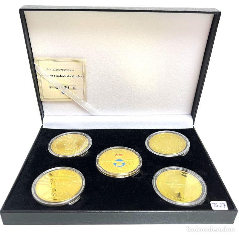 Trofeos y medallas: 5 TOKENS CONMEMORATIVOS HISTORIA DE ALEMANIA Y DE LA RAF DEL REINO UNIDO. COLECCI&Oacute;N SOUVENIRS (TS 27
