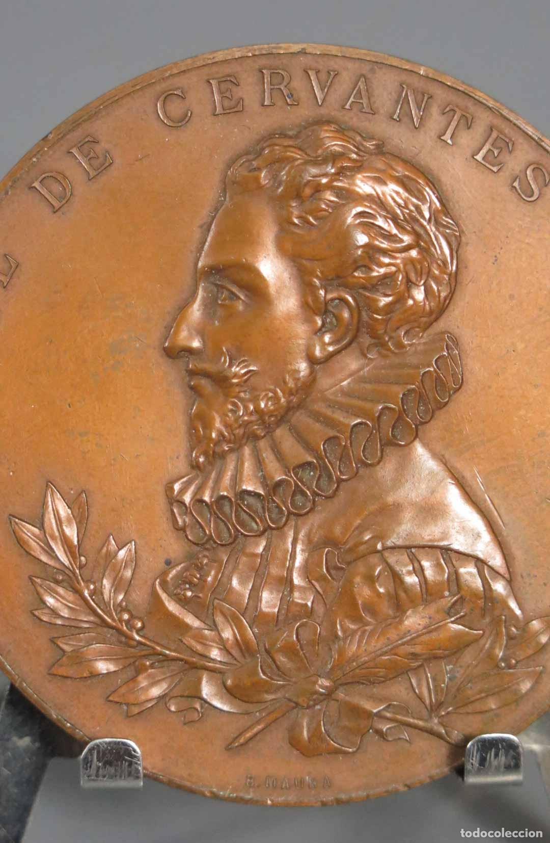 Trofeos y medallas: MEDALLA. III centenario de la publicaci&oacute;n del Quijote. BRONCE - Foto 2