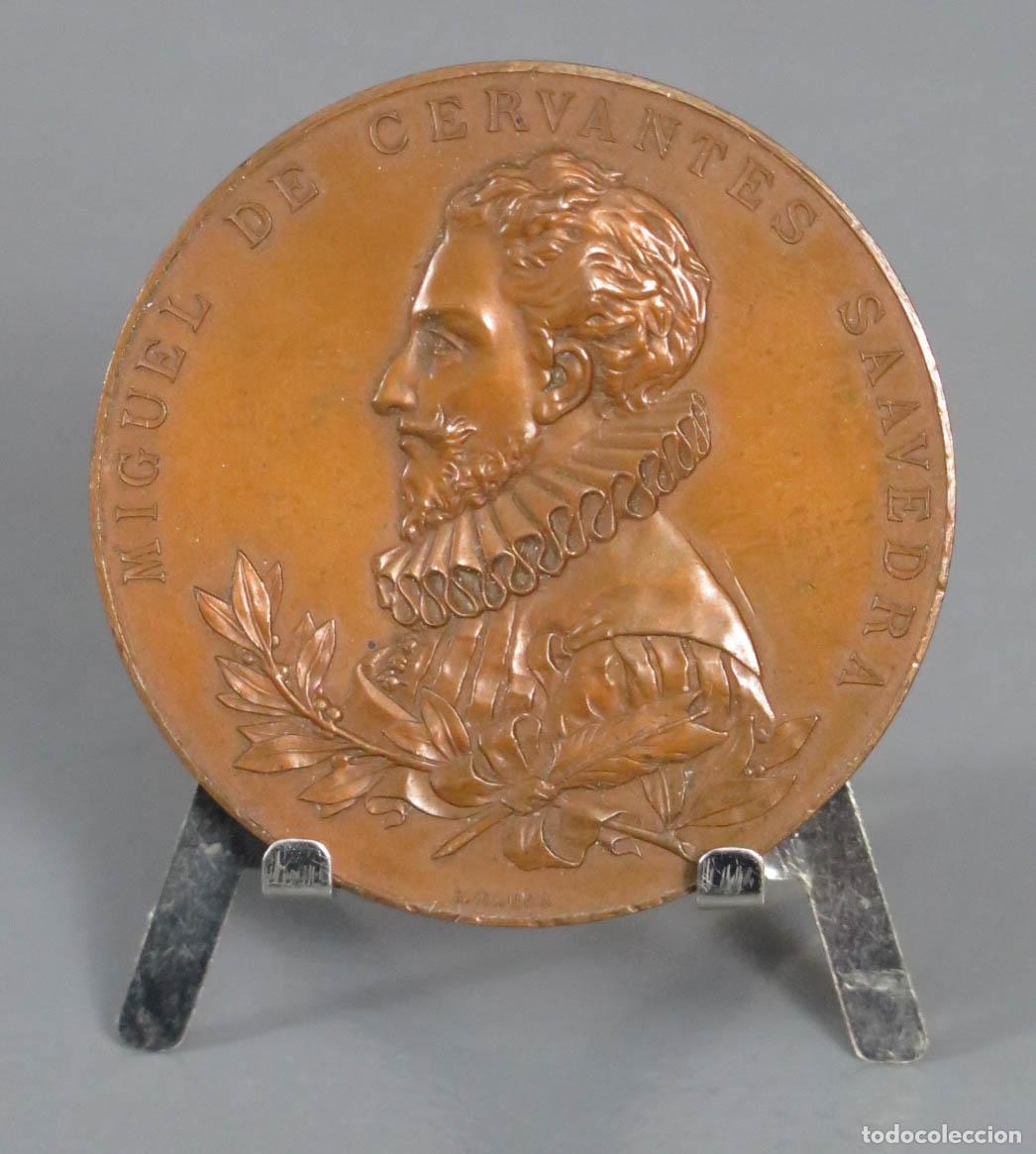 Trofeos y medallas: MEDALLA. III centenario de la publicaci&oacute;n del Quijote. BRONCE
