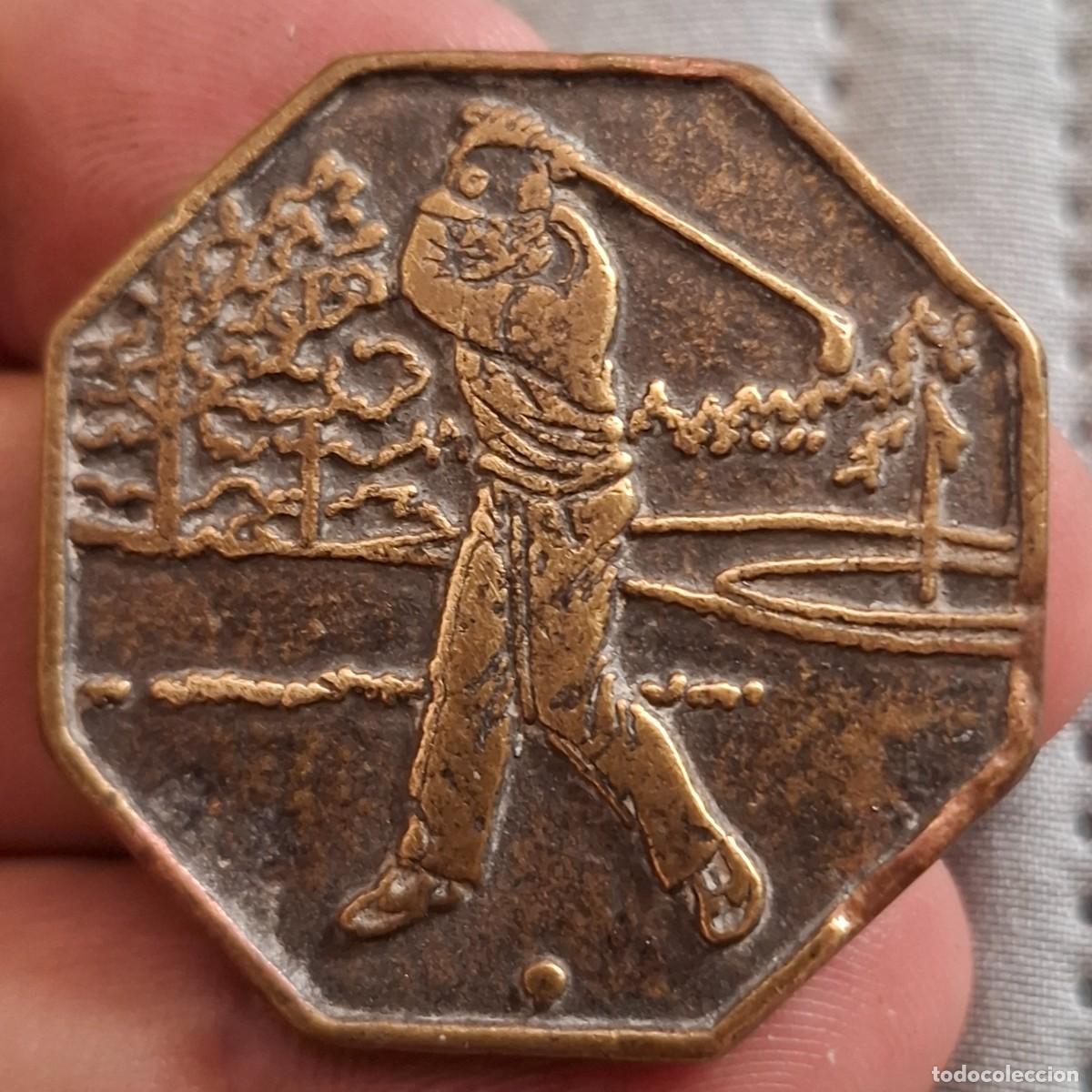 Trofeos y medallas: Antigua medalla de golf. - Foto 1