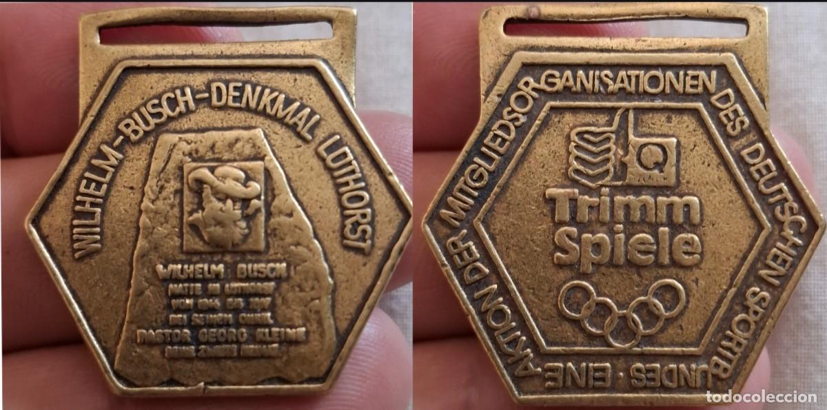 Trofeos y medallas: medalla ale conmemorativa &rdquo;Trimm-Spiele&rdquo;, campa&ntilde;a de salud y fitness del Deutscher Sportbund