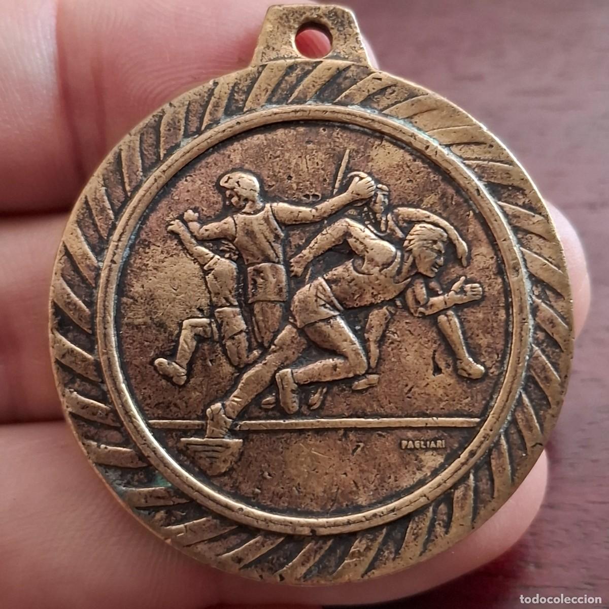 Trofeos y medallas: Antigua medalla deportiva de atletismo