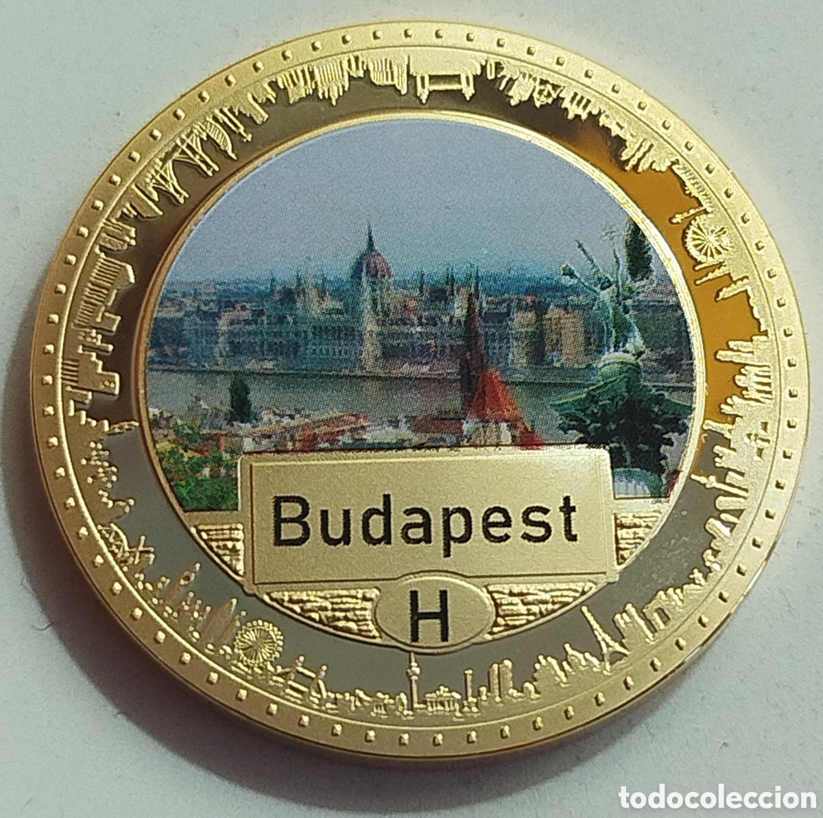 Trofeos y medallas: Moneda Budapest - Hungr&iacute;a Capitales Europeas - ECU