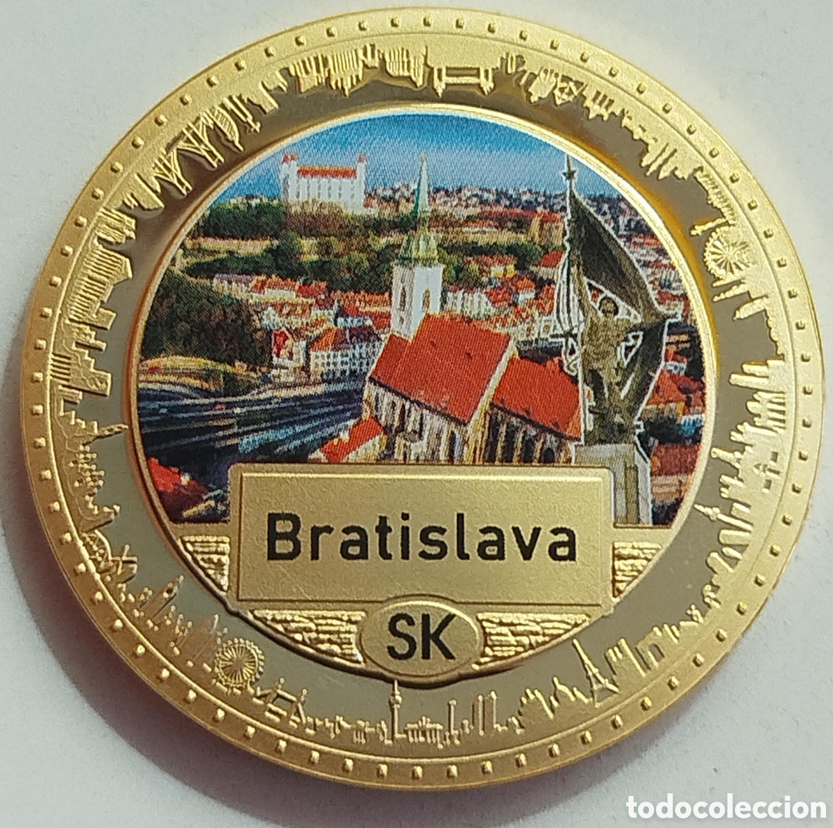 Trofeos y medallas: Moneda Bratislava - Eslovaquia Capitales Europeas - ECU