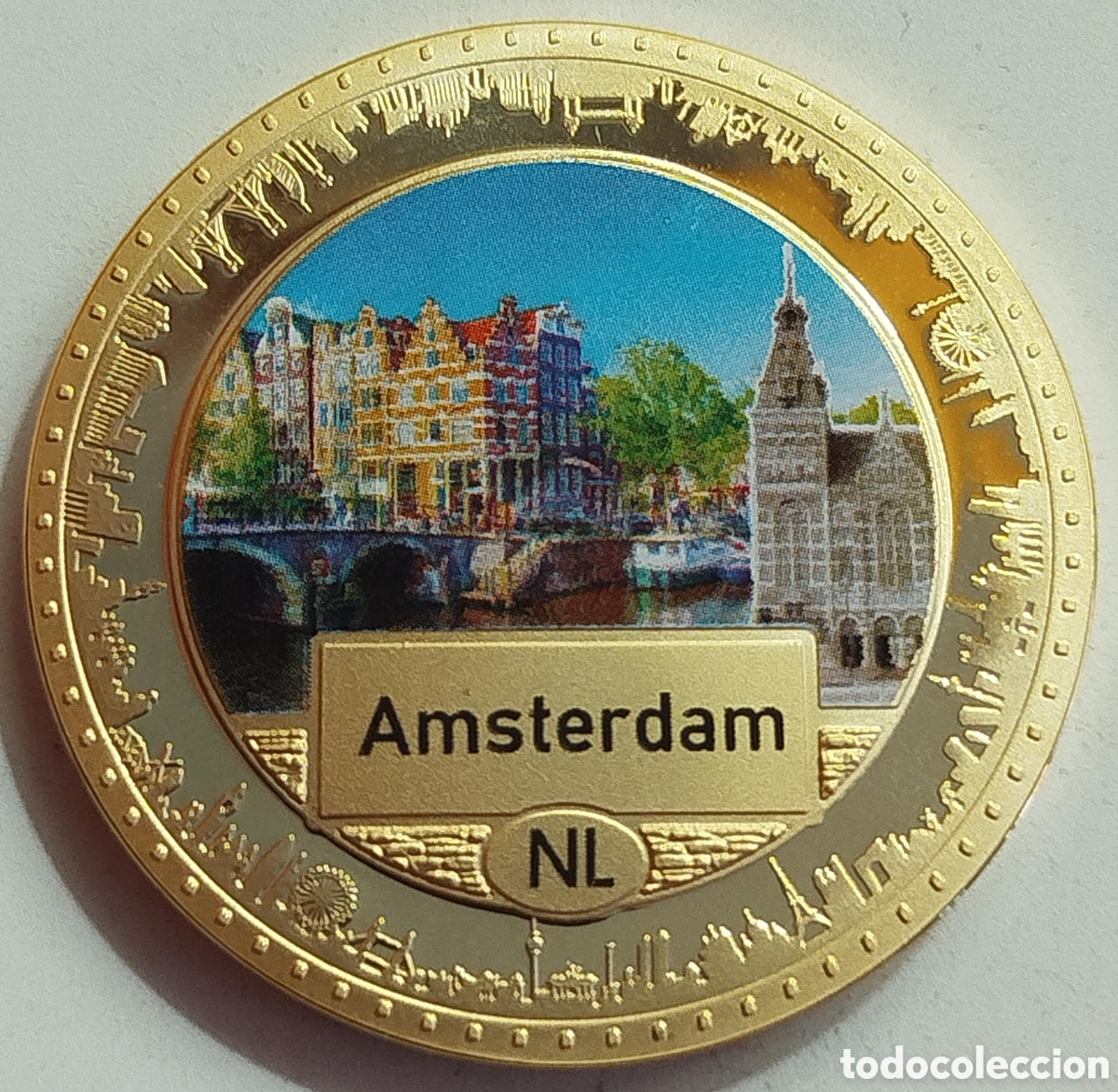 Trofeos y medallas: Moneda &Aacute;msterdam - Pa&iacute;ses Bajos Capitales Europeas - ECU