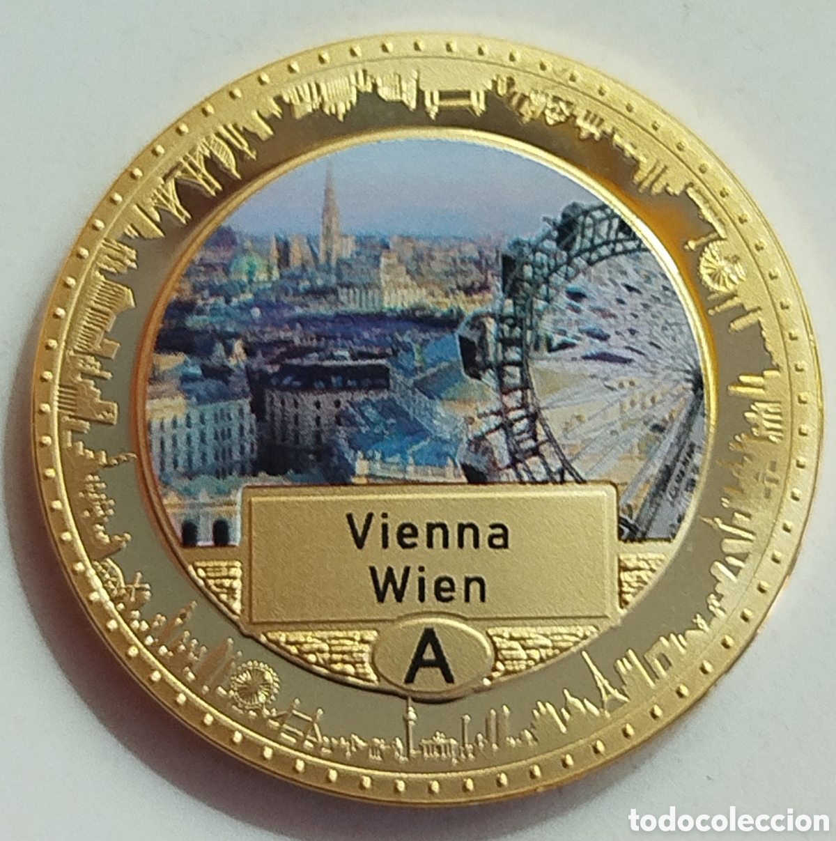 Trofeos y medallas: Moneda Viena - Austria Capitales Europeas - ECU