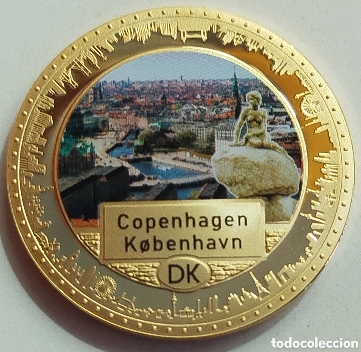Trofeos y medallas: Moneda Copenhague - Dinamarca Capitales Europeas - ECU