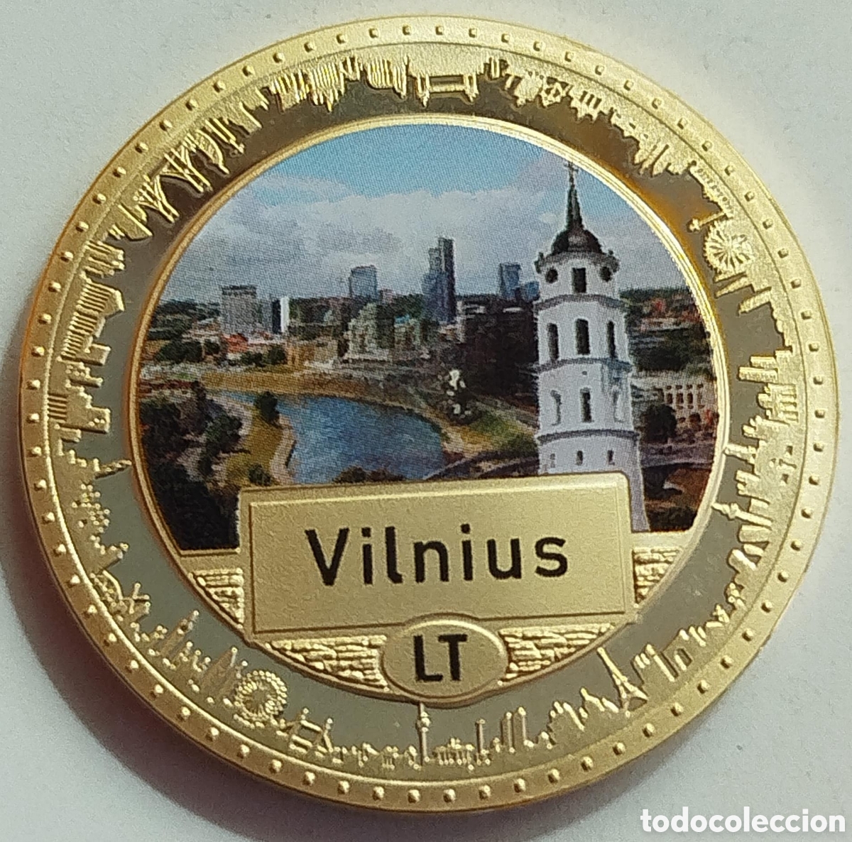 Trofeos y medallas: Moneda Vilnius - Lituania Capitales Europeas - ECU