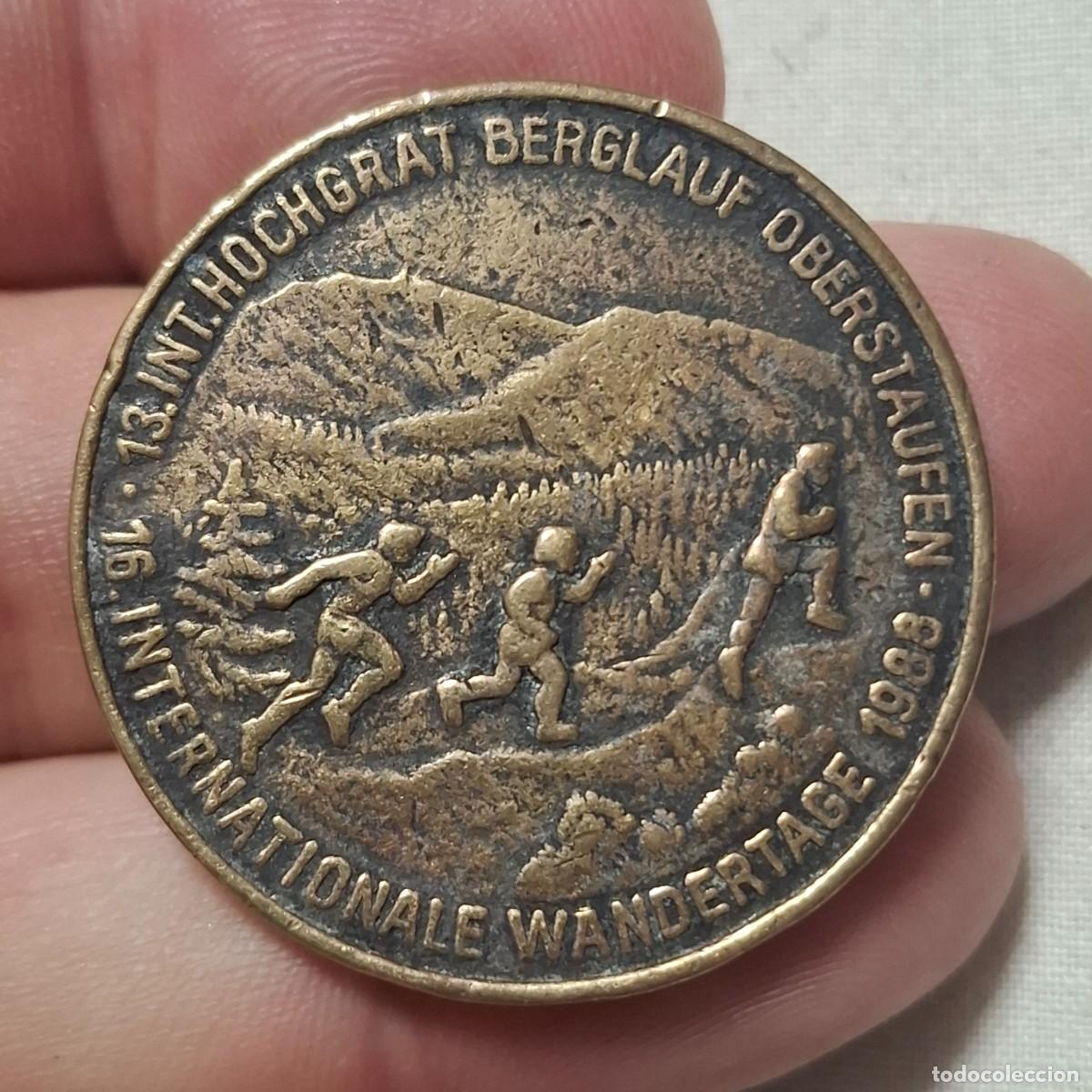 Trofeos y medallas: medalla conmemorativa &rdquo;15. Internationale Wandertage 1987&rdquo; 15&ordm; D&iacute;as Internacionales Senderismo