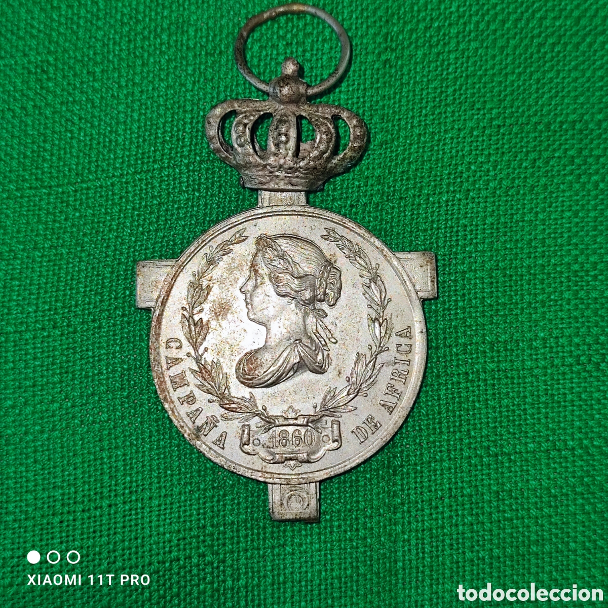 Trofeos y medallas: Medalla Isabel II 1860 Campa&ntilde;a &Aacute;frica.