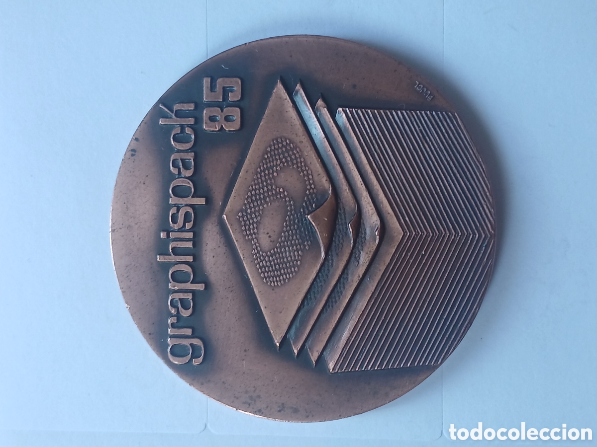 Trofeos y medallas: Medalla Graphispack 85 Barcelona