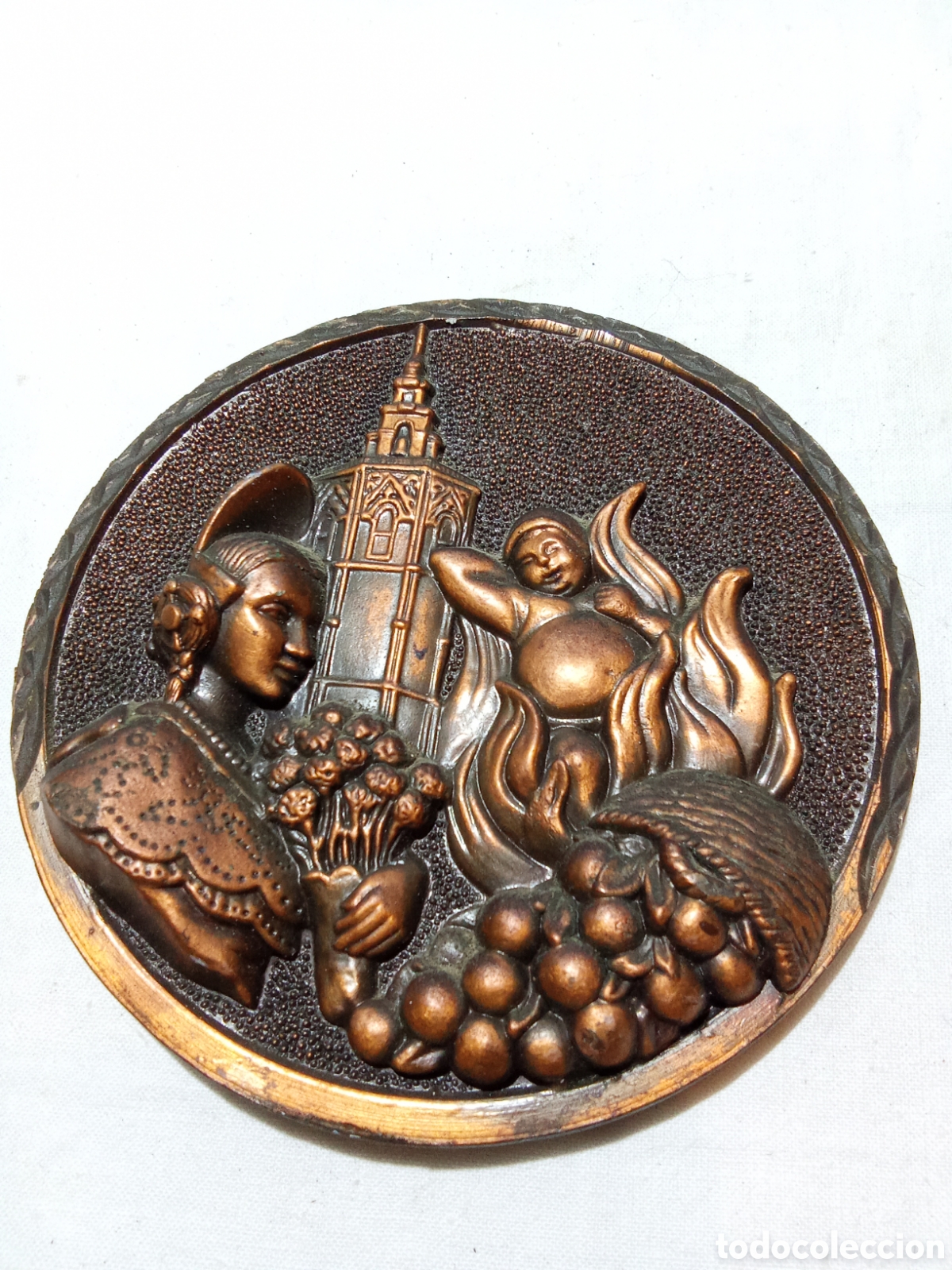 Trophies and Medals: MEDALL&Oacute;N DE COBRE DE FALLAS, VALENCIA